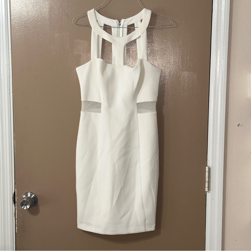 Guess White Midi Dress